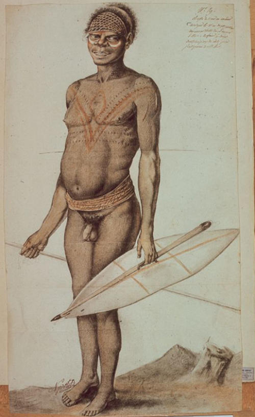 N.-M. Petit, Aboriginal man, New Holland.